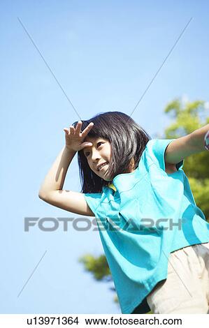 Girl at Playground View Large Photo Image Picture - Girl at Playground. Fotosearch