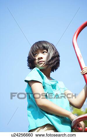 Girl at Playground View Large Photo Image Stock Image - Girl at Playground. Fotosearch