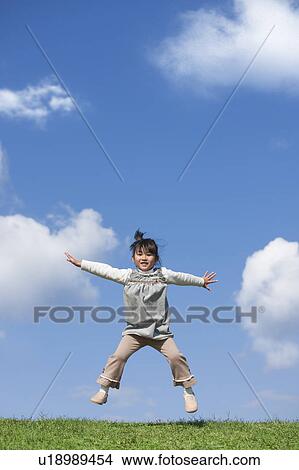 Girl Jumping View Large Photo Image Picture - Girl Jumping. Fotosearch