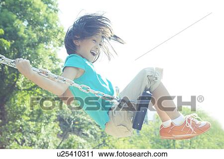 Girl Swinging View Large Photo Image Stock Image - Girl Swinging. Fotosearch