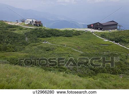 Stock Image - Grat Quad Lift Access in Happoone. Fotosearch