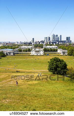 Greenwich Park View Large Photo Image Stock Photo - Greenwich Park. Fotosearch