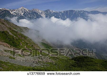 Stock Photo - Hakuba Mountain Range. Fotosearch