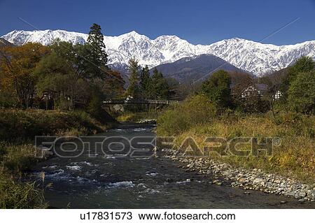 Hakuba peaks from Ooide park View Large Photo Image Stock Image - Hakuba peaks from Ooide park. Fotosearch