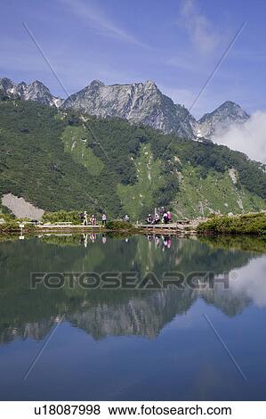 Stock Photo - Happo-ike Pond. Fotosearch