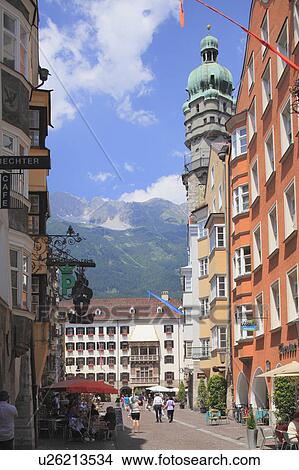 Herzog-Friedrich Street View Large Photo Image Picture - Herzog-Friedrich Street. Fotosearch