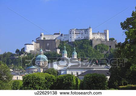 Hohensalzburg Fortress View Large Photo Image Stock Photo - Hohensalzburg Fortress. Fotosearch