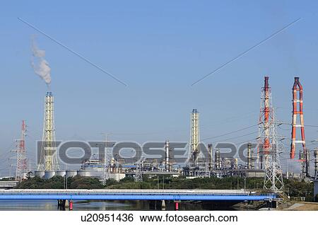 Stock Photograph - Industrial District. Fotosearch