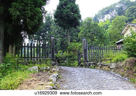 Stock Photo - Itadori Sekisho, Fukui Prefecture, Honshu, Japan. Fotosearch