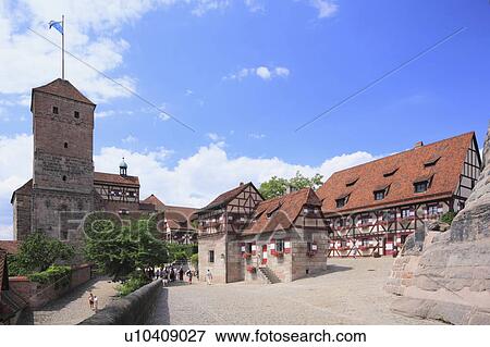 Stock Photo - Kaiserburg castle, Nuernberg, Germany. Fotosearch