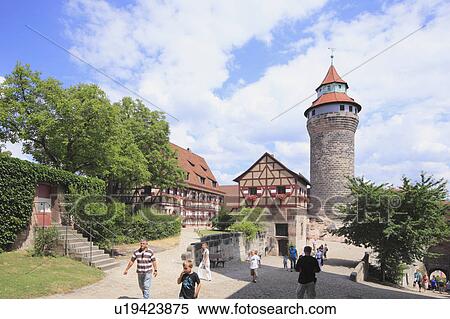 Stock Photography - Kaiserburg castle, Nuernberg, Germany. Fotosearch