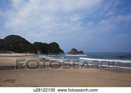 Kozomi beach, Tottori Prefecture, Honshu, Japan View Large Photo Image Stock Image - Kozomi beach, Tottori Prefecture, Honshu, Japan. Fotosearch