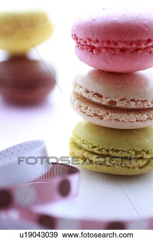 Macarons and Ribbon View Large Photo Image Stock Photo - Macarons and Ribbon. Fotosearch