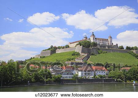 Marienberg Fortress and River Main, Wurzburg, Germany View Large Photo Image Stock Photo - Marienberg Fortress and River Main, Wurzburg, Germany. Fotosearch