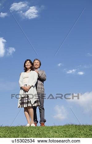 Mature Couple in Field View Large Photo Image Picture - Mature Couple in Field. Fotosearch