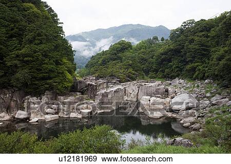 Mezame-no-toko, Nagano Prefecture, Honshu, Japan View Large Photo Image Stock Photo - Mezame-no-toko, Nagano Prefecture, Honshu, Japan. Fotosearch