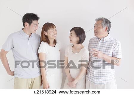 Picture - Mid Adult and Senior Couple. Fotosearch