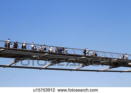 Stock Image - Millenium Bridge. Fotosearch