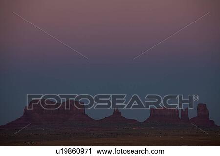 Monument Valley at Dusk View Large Photo Image Stock Image - Monument Valley at Dusk. Fotosearch