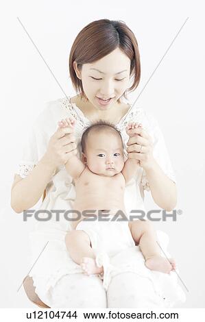 Picture - Mother and Newborn Baby. Fotosearch