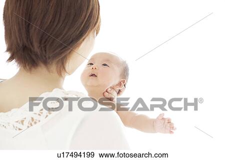 Mother and Newborn Baby View Large Photo Image Stock Photo - Mother and Newborn Baby. Fotosearch