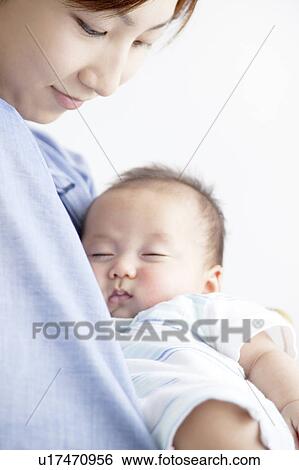 Mother and Newborn Baby View Large Photo Image Stock Photograph - Mother and Newborn Baby. Fotosearch
