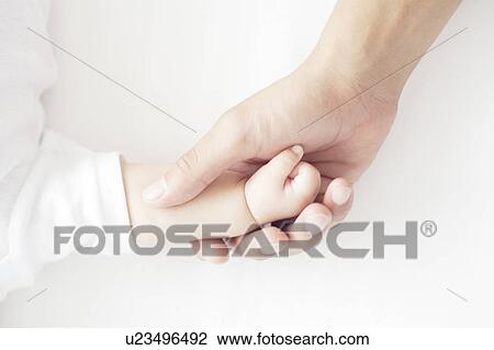 Mother Holding Baby's Hand View Large Photo Image Stock Image - Mother Holding Baby's Hand. Fotosearch