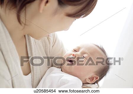 Mother with Baby Girl View Large Photo Image Picture - Mother with Baby Girl. Fotosearch