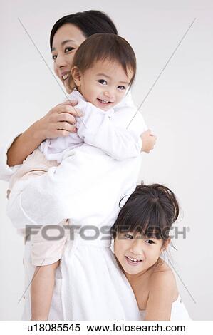 Mother with daughters View Large Photo Image Stock Photography - Mother with daughters. Fotosearch