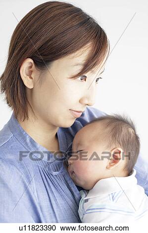 Mother with Newborn Baby View Large Photo Image Stock Image - Mother with Newborn Baby. Fotosearch