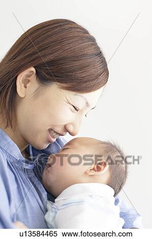 Mother with Newborn Baby View Large Photo Image Stock Photography - Mother with Newborn Baby. Fotosearch