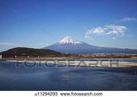 Mt. Fuji and Fuji river, Shizuoka Prefecture, Honshu, Japan View Large Photo Image Stock Image - Mt. Fuji and Fuji river, Shizuoka Prefecture, Honshu, Japan. Fotosearch