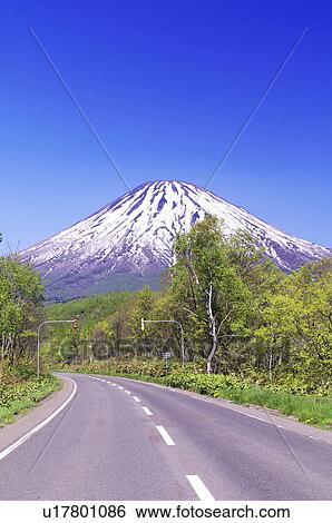 National Highway and Mount Yotei View Large Photo Image Stock Photograph - National Highway and Mount Yotei. Fotosearch