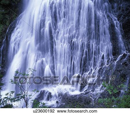Stock Image - Norikura Sanbon falls. Fotosearch