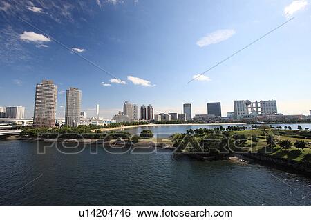 Stock Photograph - Odaiba, Chuo ward, Tokyo, Honshu, Japan. Fotosearch