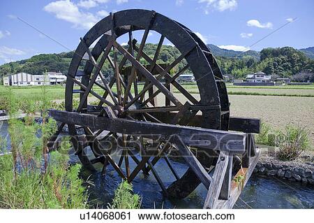 Stock Image - Old Waterwheel. Fotosearch