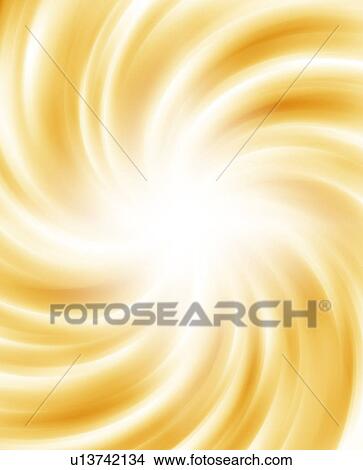 Picture - Orange Swirl. Fotosearch