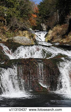 Oshidori-kakushi Falls View Large Photo Image Stock Photo - Oshidori-kakushi Falls. Fotosearch