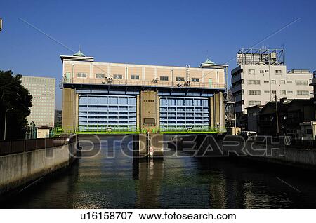 Oshima River Dam View Large Photo Image Stock Photo - Oshima River Dam. Fotosearch