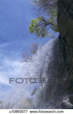 Stock Photo - Otome-no-taki waterfall, Nagano Prefecture, Honshu, Japan. Fotosearch