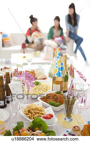 Party table View Large Photo Image Picture - Party table. Fotosearch