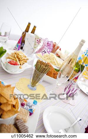 Party table View Large Photo Image Stock Image - Party table. Fotosearch