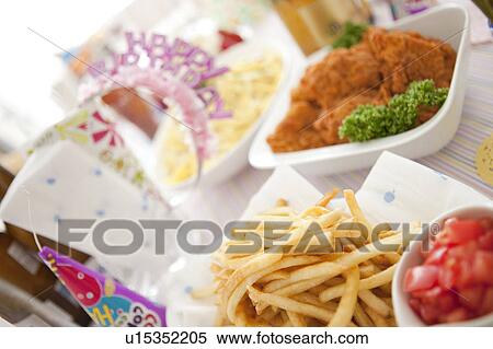 Stock Photography - Party table. Fotosearch