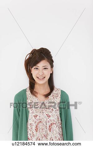 Portrait of a young woman View Large Photo Image Picture - Portrait of a young woman. Fotosearch