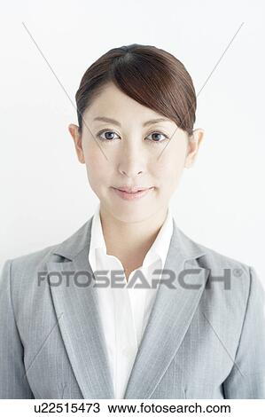 Stock Image - Portrait of Businesswoman. Fotosearch