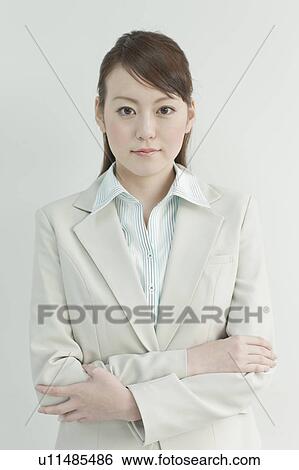 Stock Photograph - Portrait of Businesswoman. Fotosearch