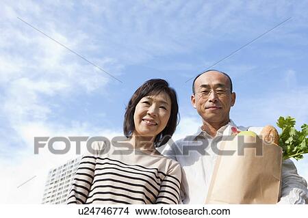Picture - Portrait of mature couple. Fotosearch