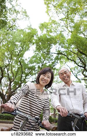 Stock Image - Portrait of mature couple. Fotosearch