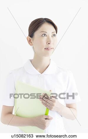 Stock Image - Portrait of Nurse. Fotosearch