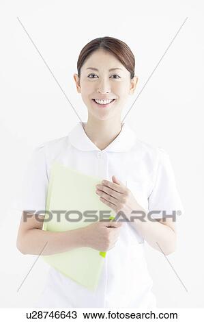 Stock Image - Portrait of Nurse. Fotosearch